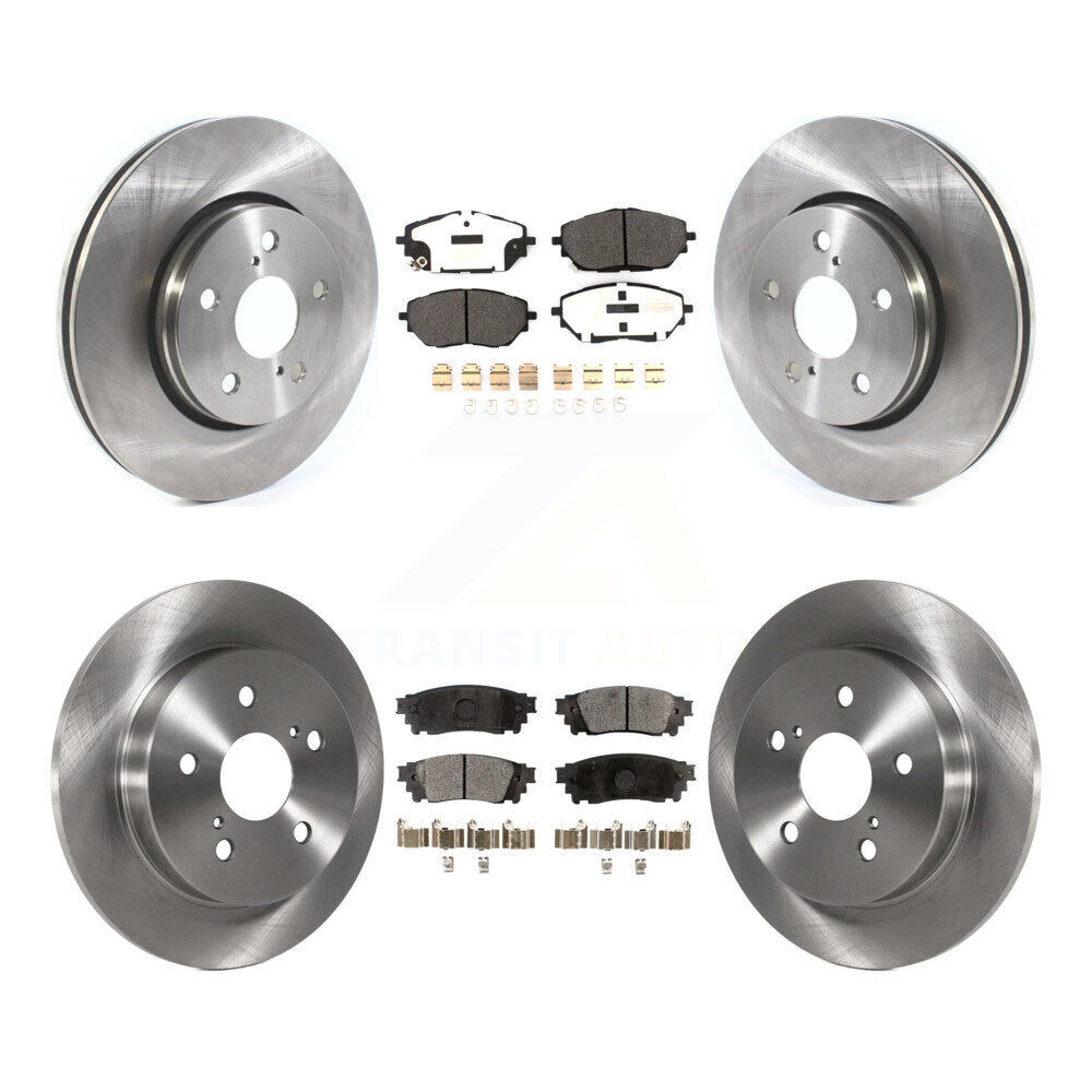 [Avant + Arrière] Kit de Disque et plaquette (semi-métallique) de frein pour 2018 Toyota C-HR K8F-102775