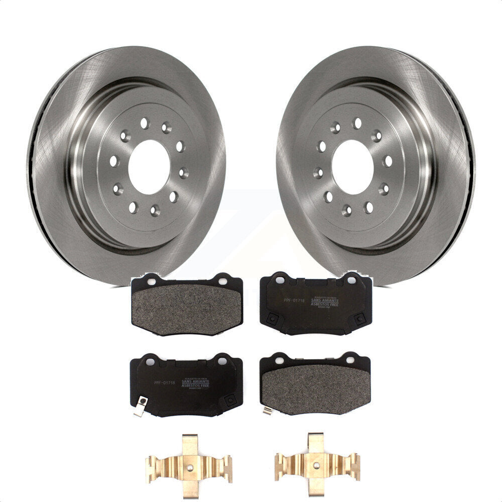 [Arrière] Kit de Disque et plaquette (semi-métallique) de frein pour 2016-2017 Cadillac ATS V K8F-102781 par Transit Auto