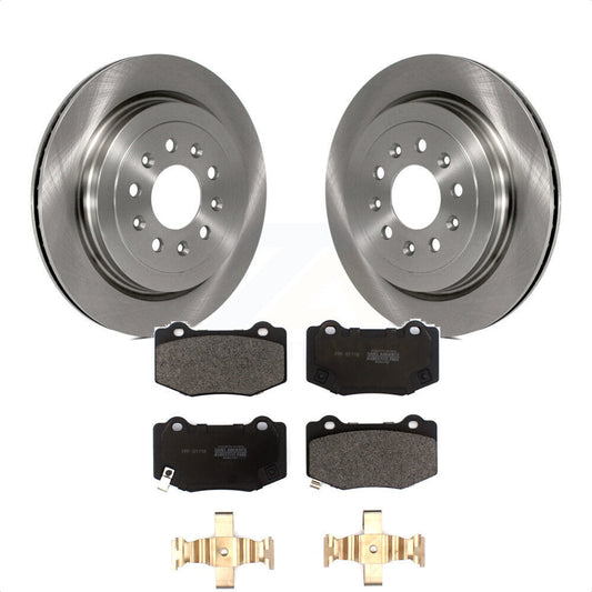 [Arrière] Kit de Disque et plaquette (semi-métallique) de frein pour 2016-2017 Cadillac ATS V K8F-102781 par Transit Auto