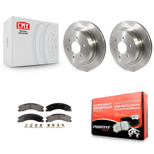 [Arrière] Kit de Disque et plaquette (semi-métallique) de frein pour 2016-2022 Nissan TITAN XD K8F-102796