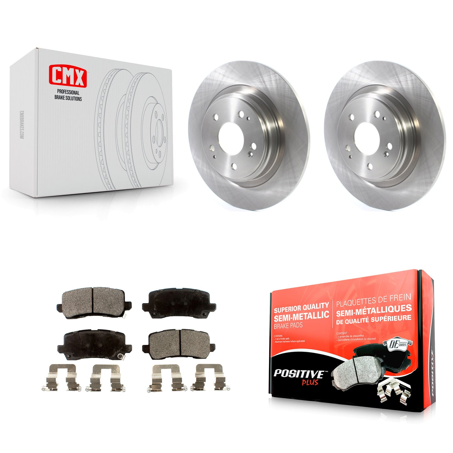 [Arrière] Kit de Disque et plaquette (semi-métallique) de frein pour 2017-2020 Acura MDX K8F-102800