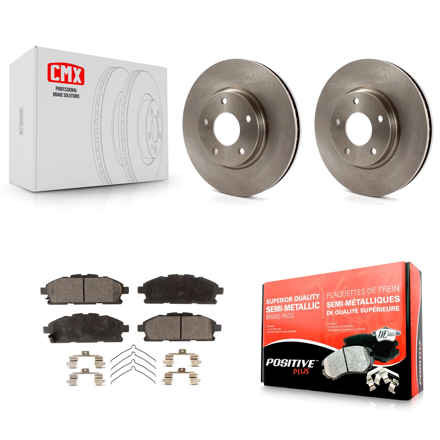 [Avant] Kit de Disque et plaquette (semi-métallique) de frein pour 2011-2017 Nissan Quest K8F-102822