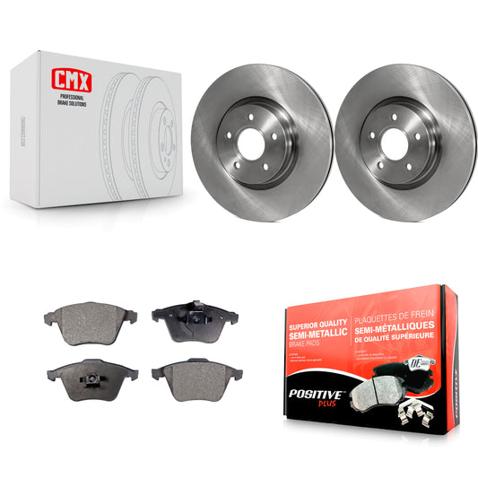 [Avant] Kit de Disque et plaquette (semi-métallique) de frein pour Volvo S40 C70 V50 K8F-102829