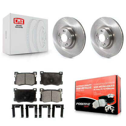 [Avant] Kit de Disque et plaquette (semi-métallique) de frein pour Hyundai Genesis G80 Kia K900 3.8L K8F-102836