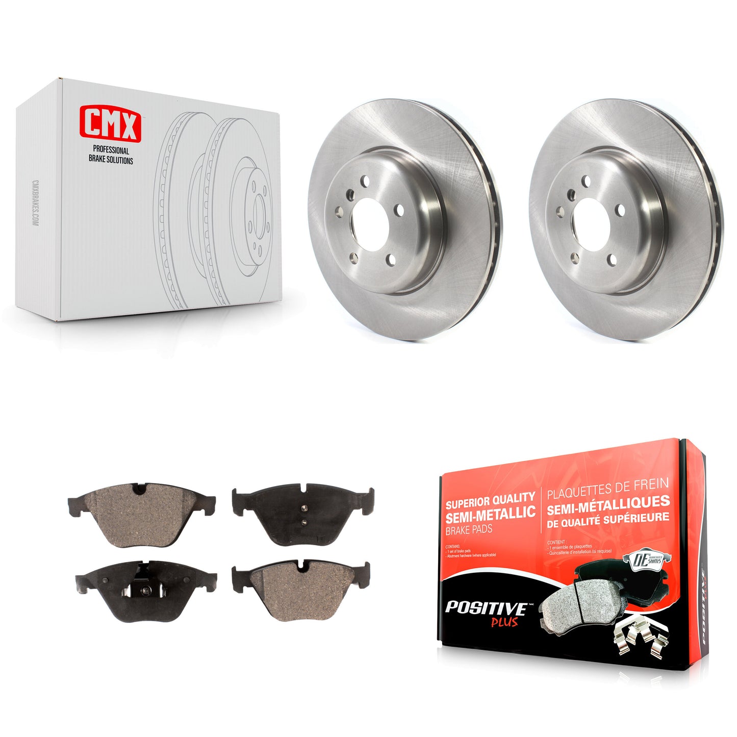 [Avant] Kit de Disque et plaquette (semi-métallique) de frein pour BMW 535i xDrive 640i Gran Coupe 535d ActiveHybrid 5 K8F-102840