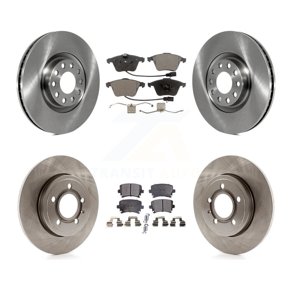 [Avant + Arrière] Kit de Disque et plaquette (semi-métallique) de frein pour Audi A4 Quattro K8F-102842