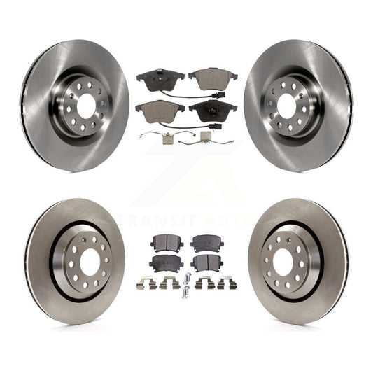 [Avant + Arrière] Kit de Disque et plaquette (semi-métallique) de frein pour Volkswagen Passat CC Golf R R32 K8F-102844