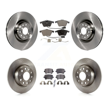 [Avant + Arrière] Kit de Disque et plaquette (semi-métallique) de frein pour 2006-2007 Volkswagen Passat FWD avec Naturally Aspirated K8F-102845
