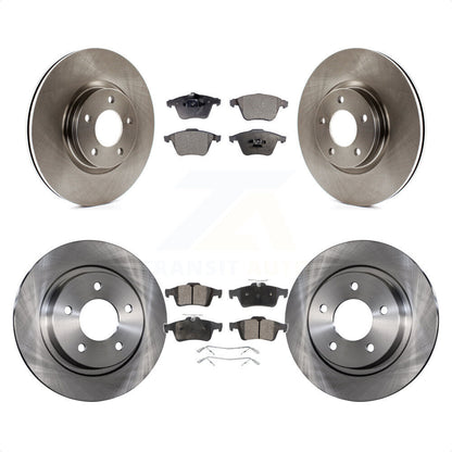 [Avant + Arrière] Kit de Disque et plaquette (semi-métallique) de frein pour Mazda 3 K8F-102847 par Transit Auto