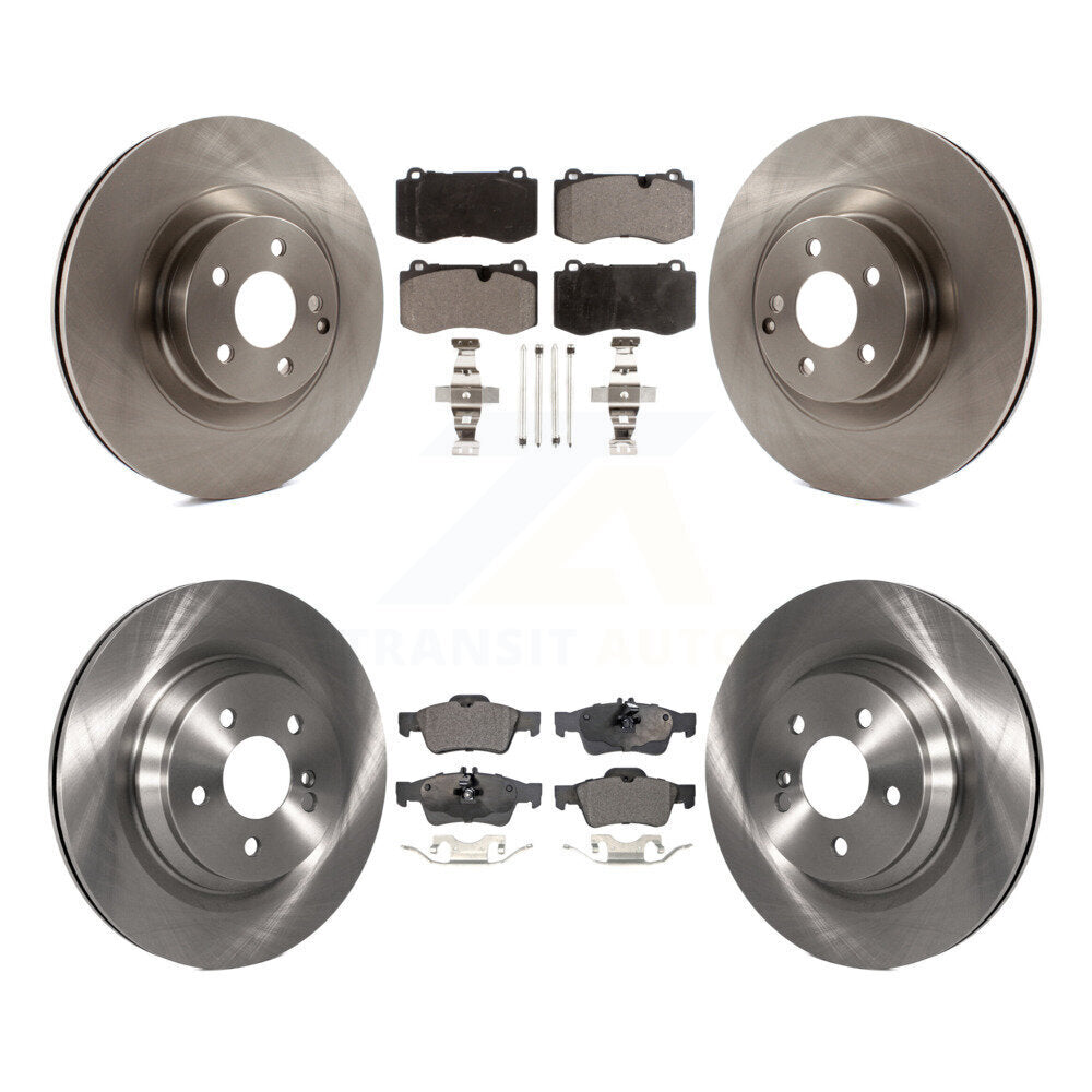 [Avant + Arrière] Kit de Disque et plaquette (semi-métallique) de frein pour Mercedes-Benz S550 SL550 S600 CL550 S400 S350 CL600 S450 K8F-102850