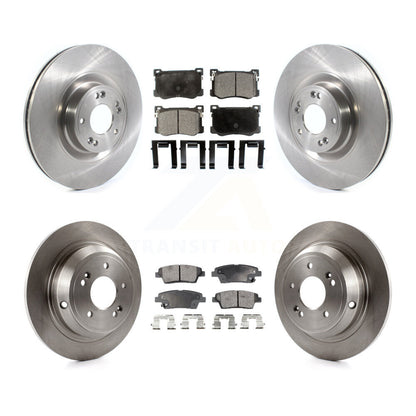 [Avant + Arrière] Kit de Disque et plaquette (semi-métallique) de frein pour Hyundai Genesis G80 Kia K900 3.8L K8F-102852