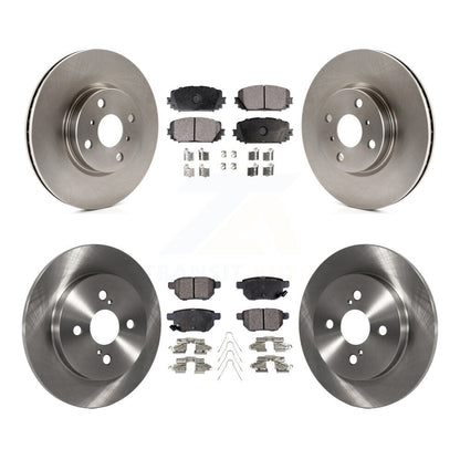 [Avant + Arrière] Kit de Disque et plaquette (semi-métallique) de frein pour Toyota Yaris K8F-102854
