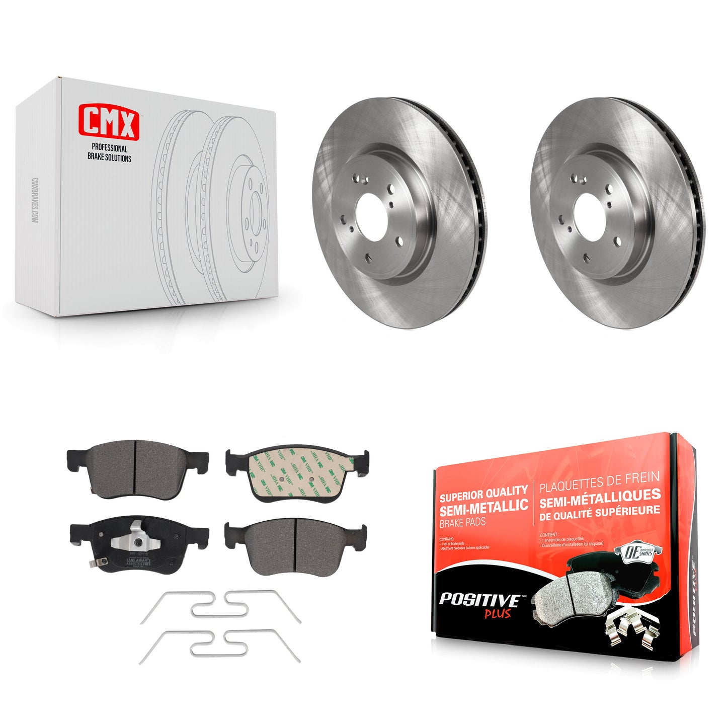 [Avant] Kit de Disque et plaquette (semi-métallique) de frein pour Honda Accord Acura Civic Integra K8F-102863