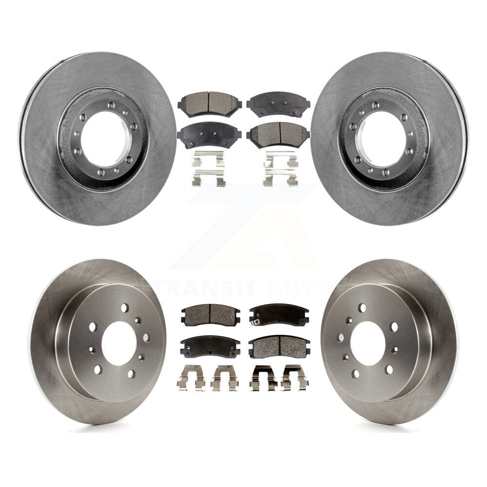 [Avant + Arrière] Kit de Disque et plaquette (semi-métallique) de frein pour Buick Century Pontiac Grand Prix Chevrolet Venture Regal Oldsmobile Intrigue K8F-102864
