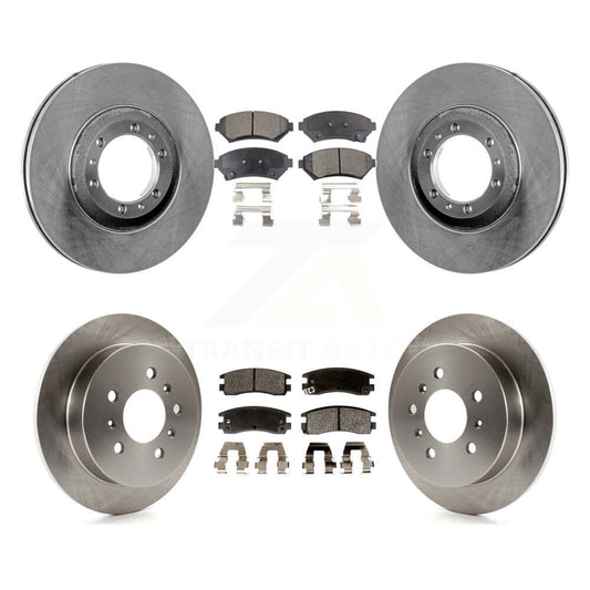 [Avant + Arrière] Kit de Disque et plaquette (semi-métallique) de frein pour Buick Century Pontiac Grand Prix Chevrolet Venture Regal Oldsmobile Intrigue K8F-102864