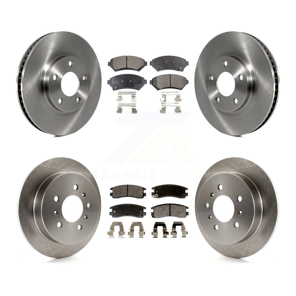 [Avant + Arrière] Kit de Disque et plaquette (semi-métallique) de frein pour Chevrolet Impala Monte Carlo Oldsmobile Intrigue K8F-102865