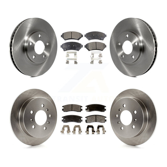[Avant + Arrière] Kit de Disque et plaquette (semi-métallique) de frein pour Chevrolet Impala Monte Carlo Oldsmobile Intrigue K8F-102865