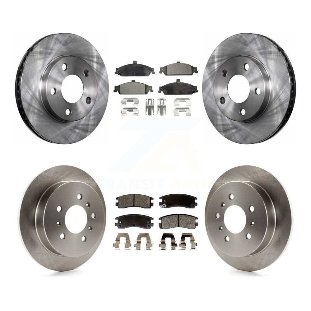 [Avant + Arrière] Kit de Disque et plaquette (semi-métallique) de frein pour Pontiac Grand Am Oldsmobile Alero K8F-102866