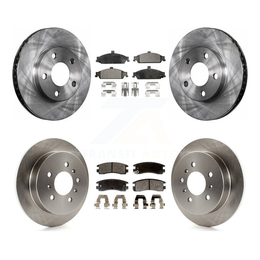 [Avant + Arrière] Kit de Disque et plaquette (semi-métallique) de frein pour Pontiac Grand Am Oldsmobile Alero K8F-102866