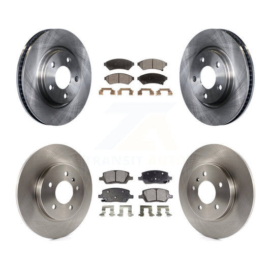 [Avant + Arrière] Kit de Disque et plaquette (semi-métallique) de frein pour 2005 Chevrolet Uplander Buick Terraza Saturn Relay FWD K8F-102868