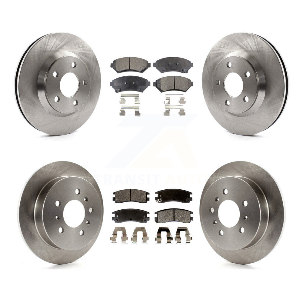 [Avant + Arrière] Kit de Disque et plaquette (semi-métallique) de frein pour 2005 Chevrolet Impala Monte Carlo From Chassis/VIN #59143076 K8F-102870