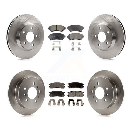[Avant + Arrière] Kit de Disque et plaquette (semi-métallique) de frein pour 2005 Chevrolet Impala Monte Carlo From Chassis/VIN #59143076 K8F-102870