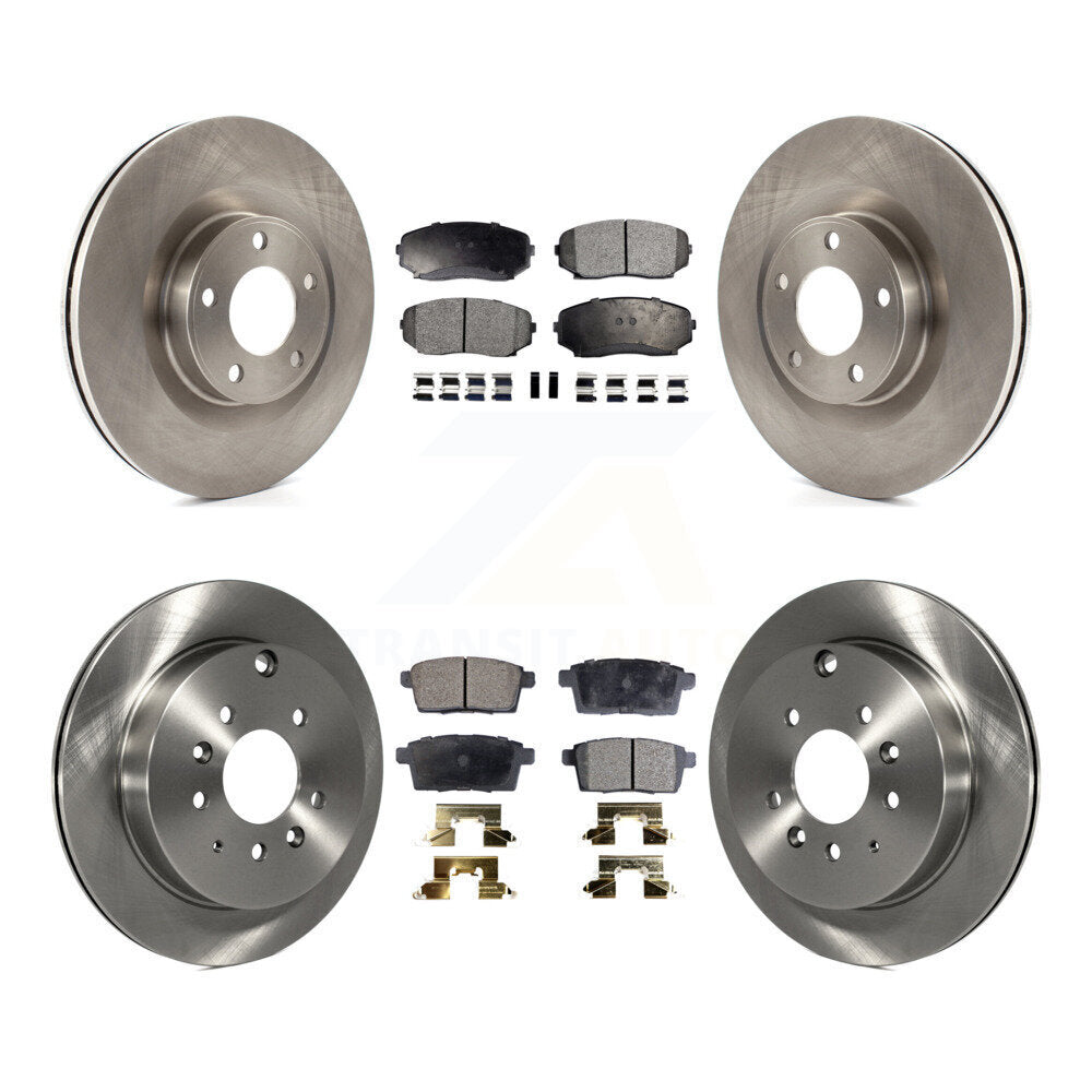 [Avant + Arrière] Kit de Disque et plaquette (semi-métallique) de frein pour Ford Edge Lincoln MKX K8F-102871