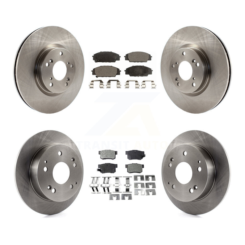 [Avant + Arrière] Kit de Disque et plaquette (semi-métallique) de frein pour 2002-2006 Acura RSX Type-S K8F-102873