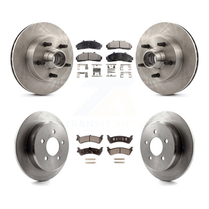 [Avant + Arrière] Kit de Disque et plaquette (semi-métallique) de frein pour Ford Ranger avec 261mm Diameter Rotor K8F-102962