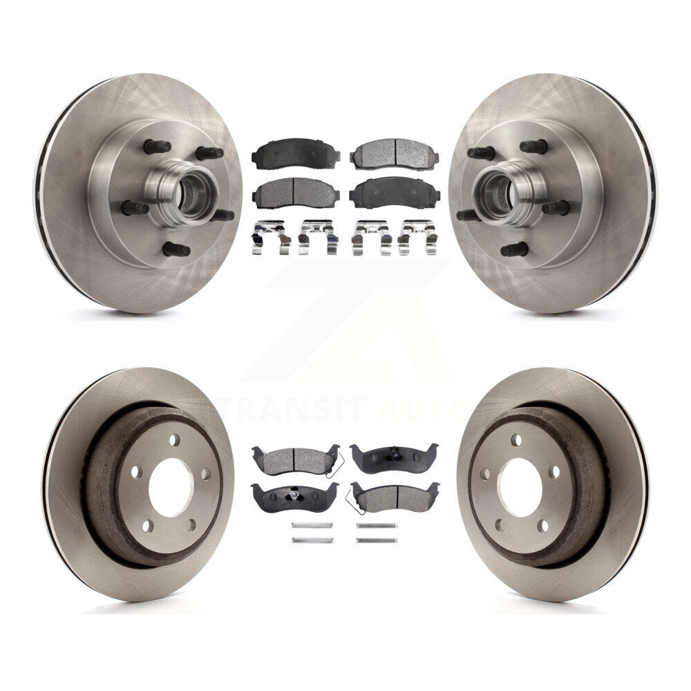 [Avant + Arrière] Kit de Disque et plaquette (semi-métallique) de frein pour 2010 Mazda B2300 avec 10.25" Diameter Rotor K8F-102963