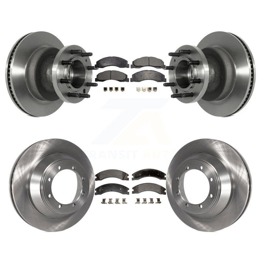 [Avant + Arrière] Kit de Disque et plaquette (semi-métallique) de frein pour Ford E-450 Super Duty K8F-102978