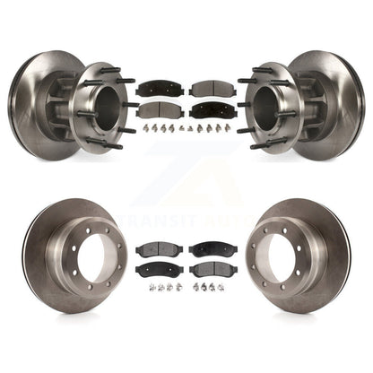 [Avant + Arrière] Kit de Disque et plaquette (semi-métallique) de frein pour 2011 Ford F-350 Super Duty RWD avec Dual Wheels K8F-102982
