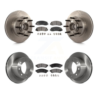 [Avant + Arrière] Kit de Disque et plaquette (semi-métallique) de frein pour Ford F-250 Super Duty F-350 RWD K8F-102983