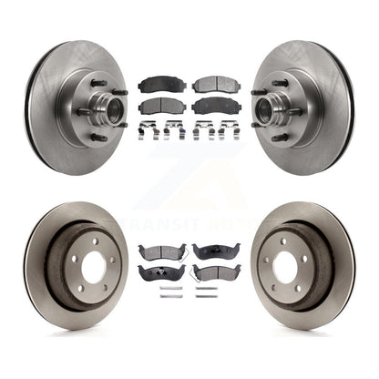 [Avant + Arrière] Kit de Disque et plaquette (semi-métallique) de frein pour 2010-2011 Ford Ranger RWD K8F-102989