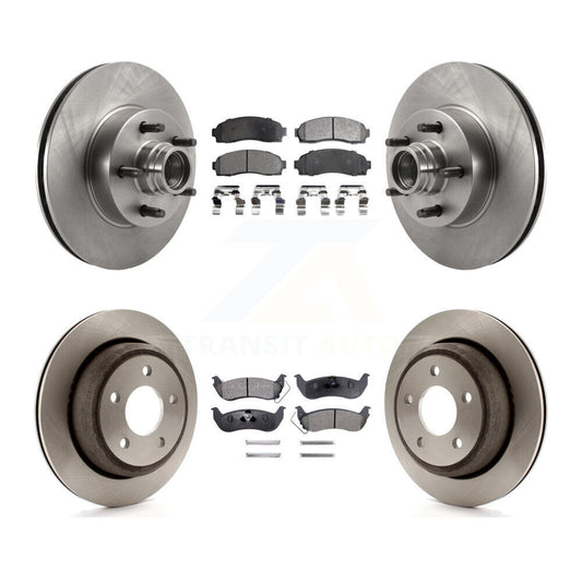 [Avant + Arrière] Kit de Disque et plaquette (semi-métallique) de frein pour 2010-2011 Ford Ranger RWD K8F-102989
