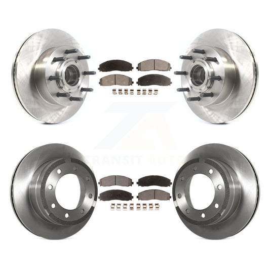 [Avant + Arrière] Kit de Disque et plaquette (semi-métallique) de frein pour Ford F-250 Super Duty F-350 K8F-102991