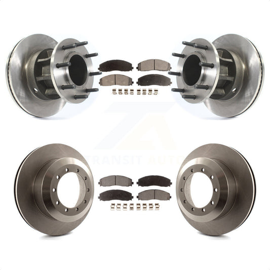 [Avant + Arrière] Kit de Disque et plaquette (semi-métallique) de frein pour 2015-2016 Ford F-350 Super Duty Cab & Chassis avec RWD avec Dual Wheels K8F-102993 par Transit Auto