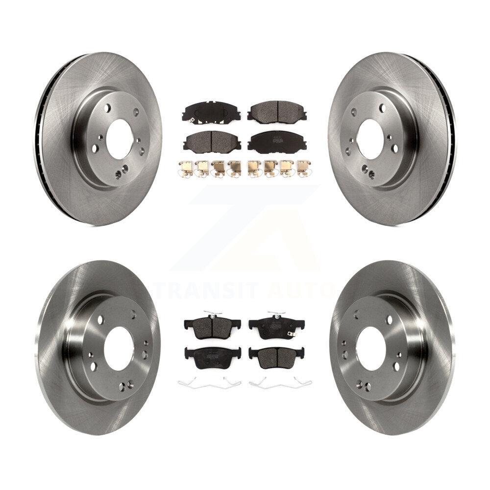 [Avant + Arrière] Kit de Disque et plaquette (semi-métallique) de frein pour 2019-2022 Honda Insight K8F-103003