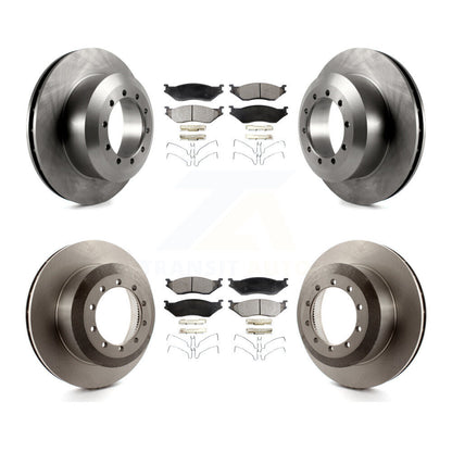 [Avant + Arrière] Kit de Disque et plaquette (semi-métallique) de frein pour Ford F-59 Commercial Stripped Chassis F-53 Motorhome K8F-103016