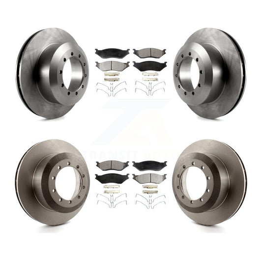 [Avant + Arrière] Kit de Disque et plaquette (semi-métallique) de frein pour Ford F-59 Commercial Stripped Chassis F-53 Motorhome K8F-103016
