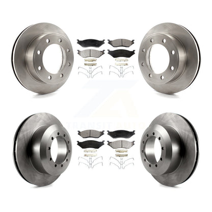 [Avant + Arrière] Kit de Disque et plaquette (semi-métallique) de frein pour Ford F-450 Super Duty F-550 K8F-103017