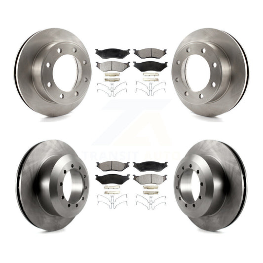 [Avant + Arrière] Kit de Disque et plaquette (semi-métallique) de frein pour Ford F-450 Super Duty F-550 K8F-103017