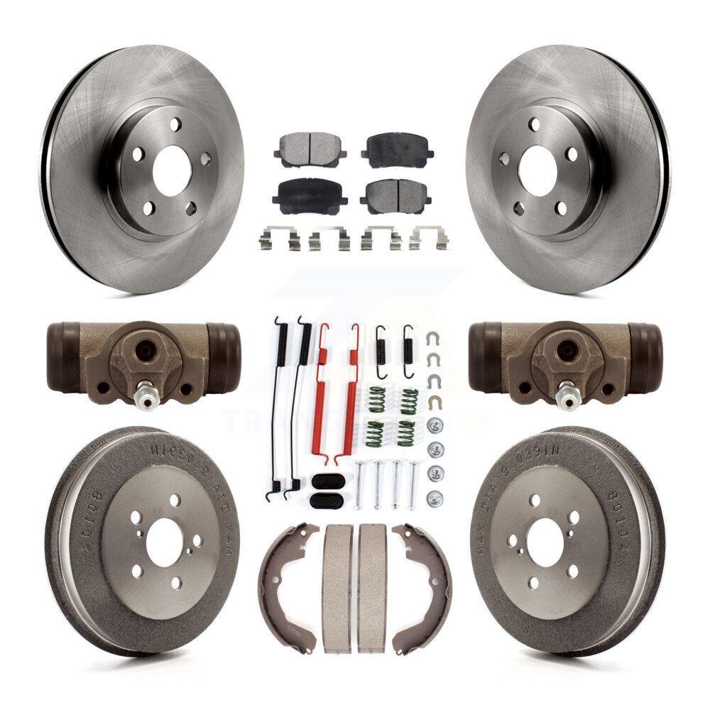 [Avant + Arrière] Kit de Disque et plaquette (semi-métallique) de frein pour Toyota Matrix Pontiac Vibe K8F-103031