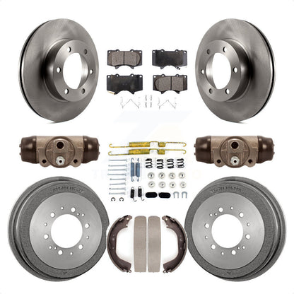 [Avant + Arrière] Kit de Disque et plaquette (semi-métallique) de frein pour 2000-2002 Toyota Tundra 5.3" Plate longueur K8F-103032 par Transit Auto