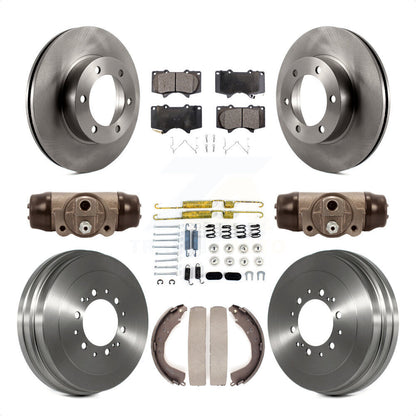 [Avant + Arrière] Kit de Disque et plaquette (semi-métallique) de frein pour 2004-2006 Toyota Tundra K8F-103033 par Transit Auto