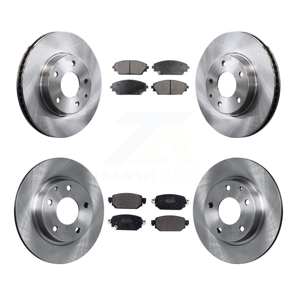 [Avant + Arrière] Kit de Disque et plaquette (semi-métallique) de frein pour 2019-2021 Mazda CX-3 FWD K8F-103034