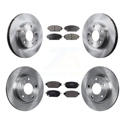 [Avant + Arrière] Kit de Disque et plaquette (semi-métallique) de frein pour 2019-2021 Mazda CX-3 FWD K8F-103034