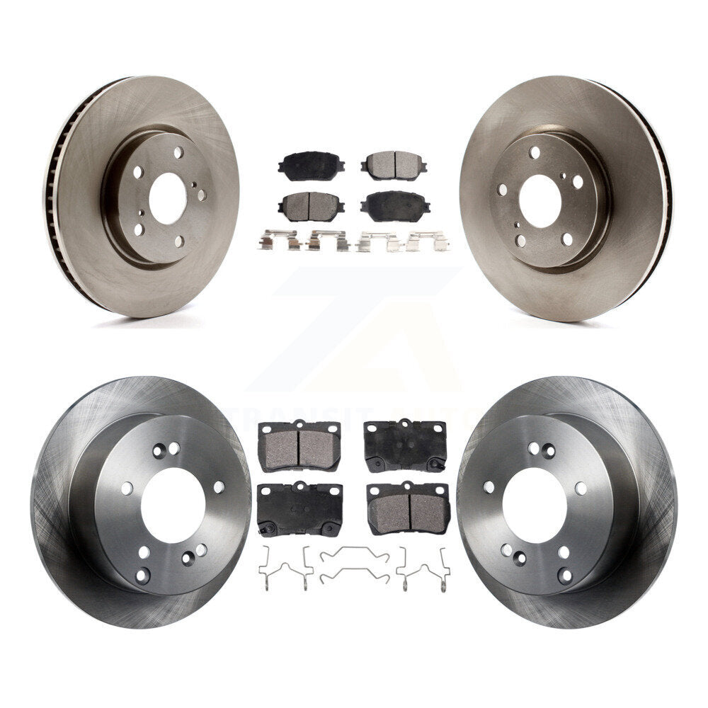 [Avant + Arrière] Kit de Disque et plaquette (semi-métallique) de frein pour Lexus IS250 Vehicles Built USA Market K8F-103043