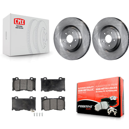 [Avant] Kit de Disque et plaquette (semi-métallique) de frein pour INFINITI G37 Q50 Nissan 370Z Q60 M37 Q70 Q70L QX70 M56 FX50 Z K8F-103049