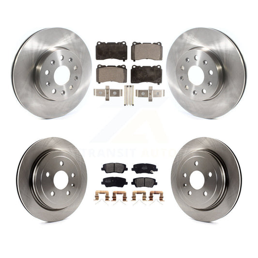 [Avant + Arrière] Kit de Disque et plaquette (semi-métallique) de frein pour Cadillac CTS K8F-103058